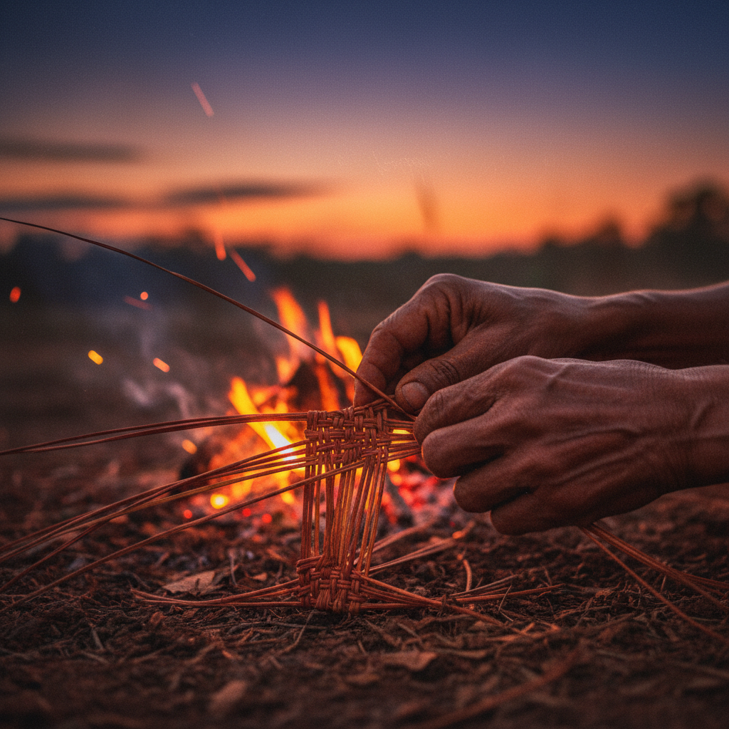 Pessoa praticando como funciona uma cerimônia de cacau: preparo e ritual com elementos energéticos e holísticos