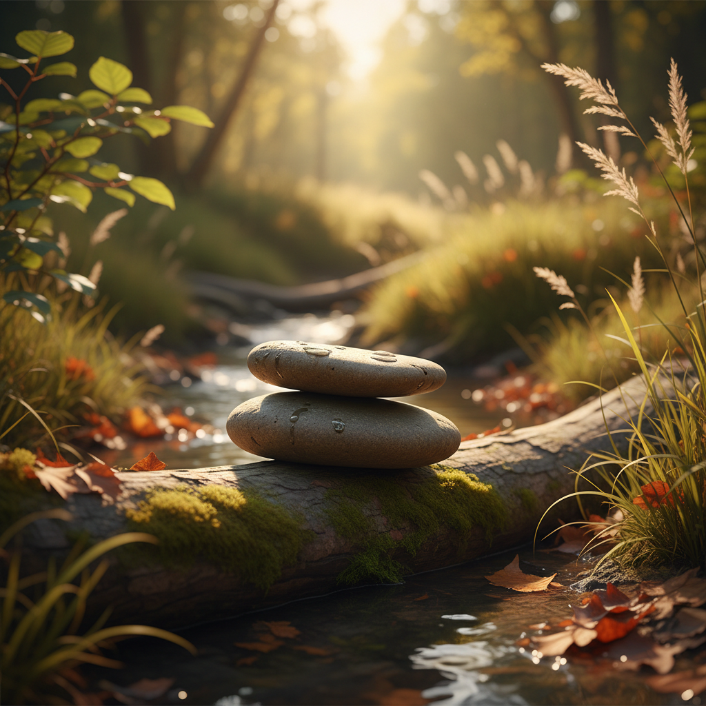 Pessoa praticando o que é meditação e por que ela é essencial para iniciantes? com elementos energéticos e holísticos