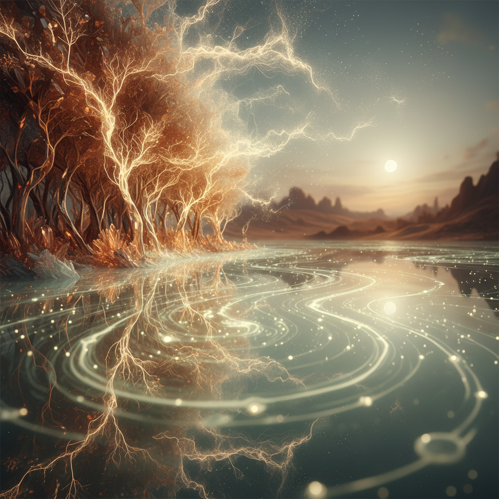 Pessoa praticando resultados chave: complexidade neural e criticidade com elementos energéticos e holísticos